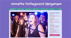 Desktop Screenshot of annettetrollegaard.dk